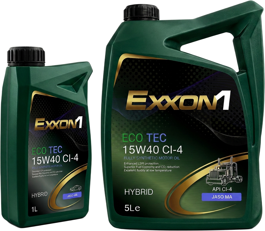 Exxon1 Eco Tec 15W40 CI-4 fully synthetic motor oil — automotive lubricants